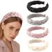 Ivyu Women's Braided Headband - Black, Pink, Gray, White Twist Hairband | YHB-006 - Buy Online on GoSupps.com