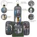 Travel Hanging Toiletry Wash Bag - Army Green Medium | Cosmetic Organizer for Women, Girls, Kids - Buy Online on GoSupps.com