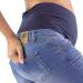Milano Maternity Jeans - Ultra Stretch Butter Soft Denim, High Waisted Over Bump Band, Comfortable Slim Fit for Pregnant Women (Size 10, Light Used) - Buy Online on GoSupps.com