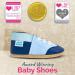 Blue Leather Baby Shoes | Soft Sole Toddler Shoes 2-3 Years | Unisex Baby Walking Tennis Shoes - Buy Online on GoSupps.com