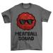 The Shirt Shack Meatball Squad Kawaii Meatball Food Cool Meatball T-Shirt - for Meatball Enthusiasts! Funny and Stylish Perfect for Meatball Lovers and Food Enthusiasts. Grey 5-6 Years