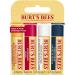 Burt's Bees Lip Balm Multipack Lip Balm Set Beeswax Strawberry Coconut & Pear Vanilla Bean Best of Burt's 4x4.25g Original 4.25 g (pack of 4)
