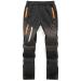 SEEU Kids' Cargo Pants, Quick Dry Hiking Trousers Black 6-7