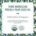 Organic Prickly Pear Seed Oil - Cold Pressed from Morocco (30ml) | Moisturizer for Skin, Face, Body & Hair - Buy Online on GoSupps.com