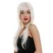 Buy WIG ME UP GF-W09-60 Long Straight Layered Bangs Wig - White Blonde Platinum International Shipping Available - Buy Online on GoSupps.com