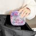 Women's Portable Period Kit - Bonds Storage Pockets Holder in White Floral Pattern | Feminine Product Bag for Girls - Buy Online on GoSupps.com