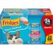 Friskies Saucy Seafood Wet Cat Food Variety Pack 3 Flavours - 156 g Can (24 Pack) & Tasty Treasures Wet Cat Food Poultry & Fish Combo Variety Pack 3 Flavours - 156 g Can (24 Pack) Pet Food+ Tasty Treasures Cat Food - Buy Online on GoSupps.com