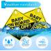 2PCS Baby on Board Safety Sign for Car - Removable Kids Warning Sticker with Suction Cups - Buy Online on GoSupps.com