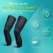 Vital Salveo Germanium Compression Sports Leg Sleeve - Large Black for Basketball & Arthritis Support - Buy Online on GoSupps.com