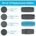Replacement Rolls for Scholl Cornea Remover - 10pcs Electric Foot File | Compatible with Velvet Smooth | 3 Roughness Levels for Perfect Pedicure Care - Buy Online on GoSupps.com
