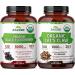 Zazzee Organic Seasonal Immune Support Bundle | Organic Cat s Claw 20:1 Extract Plus 10:1 Sambucus Black Elderberry Capsules | Non-GMO Vegan & ISO Lab Tested
