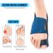 360 Relief Medical Bale - Hallux Valgus Correction Rail Adjustable Silicone Big Toe Straightener & Pain Relief - Blue with Laundry Bag - Buy Online on GoSupps.com