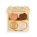Revolution Pro Ultimate Eye Quad Eyeshadow Palette Diamonds and Pearls 4 Shades 3.2g