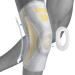 Knee Brace for Knee Pain Relief Knee Support or Treatment of Arthritis Workout Professional Protective Gear Compression Knit with Patella Gel Pad & Side Stabilizers Knee Pad (Gray Large) Large Gray