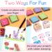Fstaor 20 Colors Washable Ink Pads for Kids Rubber Stamps  Finger Print Crafts Stamp Pad for Kids  Paper  Scrapbooking  Fabric Wood (Pack of 20) - Buy Online on GoSupps.com