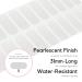 Nailog Pearl White Nail Film - 20PCS Self-Adhesive Nail Foils UV Hardening Gel Strips Long-Lasting Nail Ticker Perfect Gift for Women & Mother's Day - Buy Online on GoSupps.com