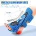 Plantar Fasciitis Night Splint | Adjustable Relief Brace for Men & Women | Foot Drop & Achilles Tendonitis Support (Blue - Buy Online on GoSupps.com