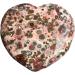 Steinfixx Large Gem Heart | Healing Stone | Chakra Stone | Massage Stone | Perfect Gift - Leopard Jaspis - Buy Online on GoSupps.com