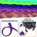 16Pcs Colored Clip in Hair Extensions 22 Inch - New Purple Highlights for Girls & Women - Heat-Resistant Synthetic Hairpieces for Party Hair Decor - Buy Online on GoSupps.com