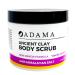 Adama Ancient Clay Body Scrub - Vanilla Coconut | 4 oz | Natural Exfoliant Vegan International Shipping - Zion Health - Buy Online on GoSupps.com
