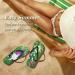 Shop Mnsruu Tropical Flower Flip-Flops | XXL Men & Women | Perfect for Home Hotel Spa & Travel - Buy Online on GoSupps.com