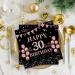 40 Rose Gold Napkins - 30th Birthday Party Decor | 33x33cm Paper Napkins for Men & Women - Buy Online on GoSupps.com