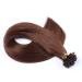 Keratin Bonding #4 Chocolate Brown Hair Extensions - 60cm 50 Strands 1g - 100% Remy Real Hair U-Tip Extensions by Novon Hair Extensions - Buy Online on GoSupps.com