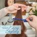 Lift Teasing Comb and Hair Pick- 2 Pack with Stainless Steel Lifts- Chemical & Heat Resistant Detangler Styling Comb- Anti Static for All Hair Types by Cantor- 2 Count - Buy Online on GoSupps.com