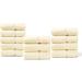 Threadmill 100% Cotton Fingertip Towels Pack of 12 - Ivory Luxury 600 GSM - Ultra Soft & Absorbent Washcloths - Premium Lint Free 12 Piece Washcloth Set - Buy Online on GoSupps.com
