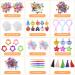 WIVOWI 5800+ Loom Bands Bracelets Making Kit - 24 Colors Premium Quality Rubber Bands Refill Kit for Kids DIY Gift - Buy Online on GoSupps.com