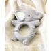 Lil' Llama Baby Elephant Teether - Natural Rubber Teething Ring | BPA-Free & Non-Toxic - Safe Cute Baby Teething Toy - Buy Online on GoSupps.com