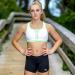 Dragonwing Seamless Girls Racerback Sports Bra - White With Lime, Size 12 | Teen & Tween Quick Dry Training Bra - Buy Online on GoSupps.com