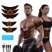 Seveko Ems Abdominal Muscle Trainer abdominal trainer abdominal muscle trainer certainly effectively faster EMS training device full body muscle trainer 8 modes and 15 intensities 10 pieces of replacement hydrogels (orange)