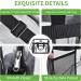 Clear Stadium Approved Tote Bag 12x12x6 - Black - for Work, Sports Games - Buy Online on GoSupps.com