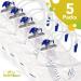 BodyHealt Urinary Drainage Bag 2000 mL with Anti-Reflux Chamber - Vinyl, 48 Drainage Tube - 5 Count Pack of 1 (Pack of 5) - Buy Online on GoSupps.com
