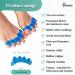 Pedimend Gel Toe Separator - Bunion Corrector & Straightener (Blue) - Buy Online on GoSupps.com