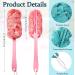 18 Pack Long Handled Loofah Body Scrubber for Shower - Men, Women, Elderly - Nylon Mesh Bath Sponge - Multicolor - Buy Online on GoSupps.com