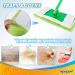 KEEPOW Reusable Microfiber Mop Pads - 6 Pack Green | Compatible with Swiffer Sweeper | Washable Mopping Cloth Refills for Hardwood Floors | Eco-Friendly Alternative (Mop Not Included) - Buy Online on GoSupps.com
