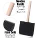 Bates 3 Inch Foam Paint Brushes 12 pcs - Sponge Brushes for Painting and Staining - Buy Online on GoSupps.com