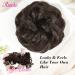 REECHO Messy Bun Hair Piece Thick Tousled Updo Elastic Hair Bun Hair Piece for Women Synthetic Ponytail Extensions Messy Hair Bun Donut Hair Accessories Hair Scrunchies - Dark Brown - Buy Online on GoSupps.com