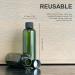 5 x 100ml Recycled Plastic Bottles - Refillable Travel Containers for Toiletries Liquids & Cosmetics | BPA-Free Airline Safe - Buy Online on GoSupps.com