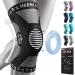 NEENCA Knee Brace Knee Compression Sleeve Support with Patella Gel Pad & Side Stabilizers Medical Grade Knee Protector for Running Meniscus Tear Arthritis Joint Pain Relief ACL Injury Recovery XXL Black