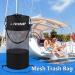 Portable Mesh Boat Trash Bag | Reusable Pontoon Boat & Kayak Accessories - Black - Buy Online on GoSupps.com