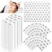 250 Pcs Disposable Lashing Bibs for Lash Extensions 13 x 18 Dental Bibs Disposable Eyelash Extension Supplies White Bib with Lash Print Design for Nail Art Tattoo Medical Piercing and Personal