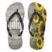 Mnsruu Autumn Sunflower Wooden Board Flip Flops Flip Flops for Home Hotel Spa Bedroom Travel S for Men Women