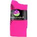 MadSportsStuff Softball Socks - Neon Pink/Black - Knee High for Girls/Women - Size Medium - Buy Online on GoSupps.com