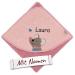 Sterntaler Mabel hooded towel embroidered for baby & children bathing towel bath towel/children's bath towel with a hood girl 80x80 mouse Mabel pink 80x80 cm (1 Pack) mouse Mabel pink