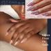 FANDAMEI Press on Nails - 576PCS Almond Shape 24 Stunning Colors Matte & Glossy Glitter & French Tip Designs for Gorgeous Nail Art - Buy Online on GoSupps.com