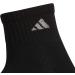 adidas Women's Athletic Cushioned Quarter Socks (6-Pair) - Black/Aluminum - Medium Size - Buy Online on GoSupps.com