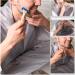 MENFENG Hair & Beard Bib - Beard Hair Catcher for Sink with Two Hooks - Family's Beard Apron for Shaving & Hair Clippings - Keep Hair Off Clothes and Floor - Latest Grey Design - Buy Online on GoSupps.com